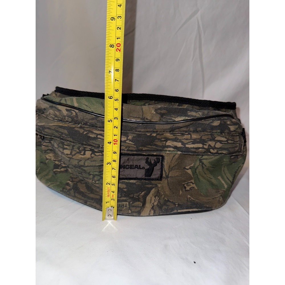 Conceal Fanny Pack Belt Bag Green Trebark Camo Hunting Waist‎ Bag 10.5" x 5" - Picture 2 of 9